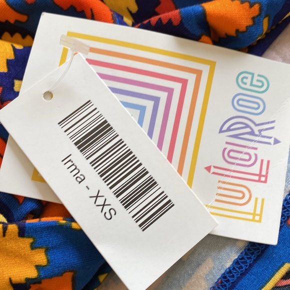 LuLaRoe “IRMA” HIGH-LOW TUNIC OVERSIZED TOP SIZE EXTRA EXTRA SMALL 🌟NWT🌟 - Picture 8 of 11